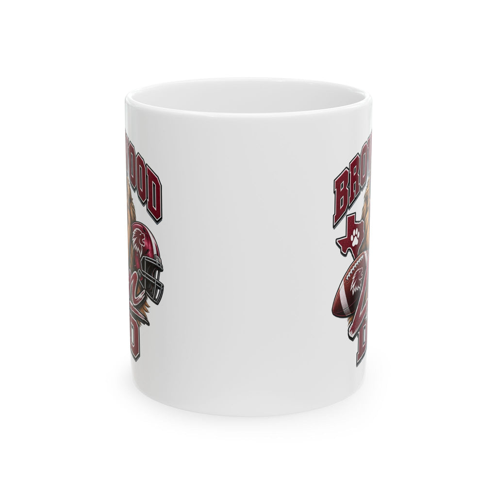 Brownwood Lion Dad Ceramic Mug – Team Logo Coffee Cup (11oz & 15oz)
