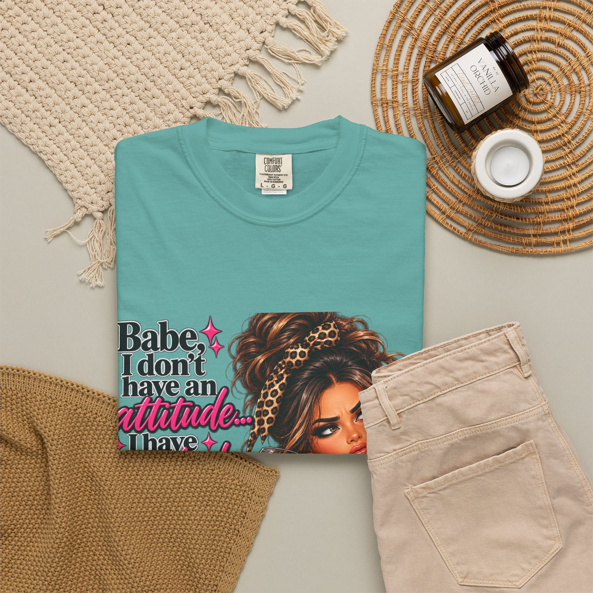 Attitude Diva T‑Shirt — "Babe I don’t have an attitude, I have standards" Graphic Tee