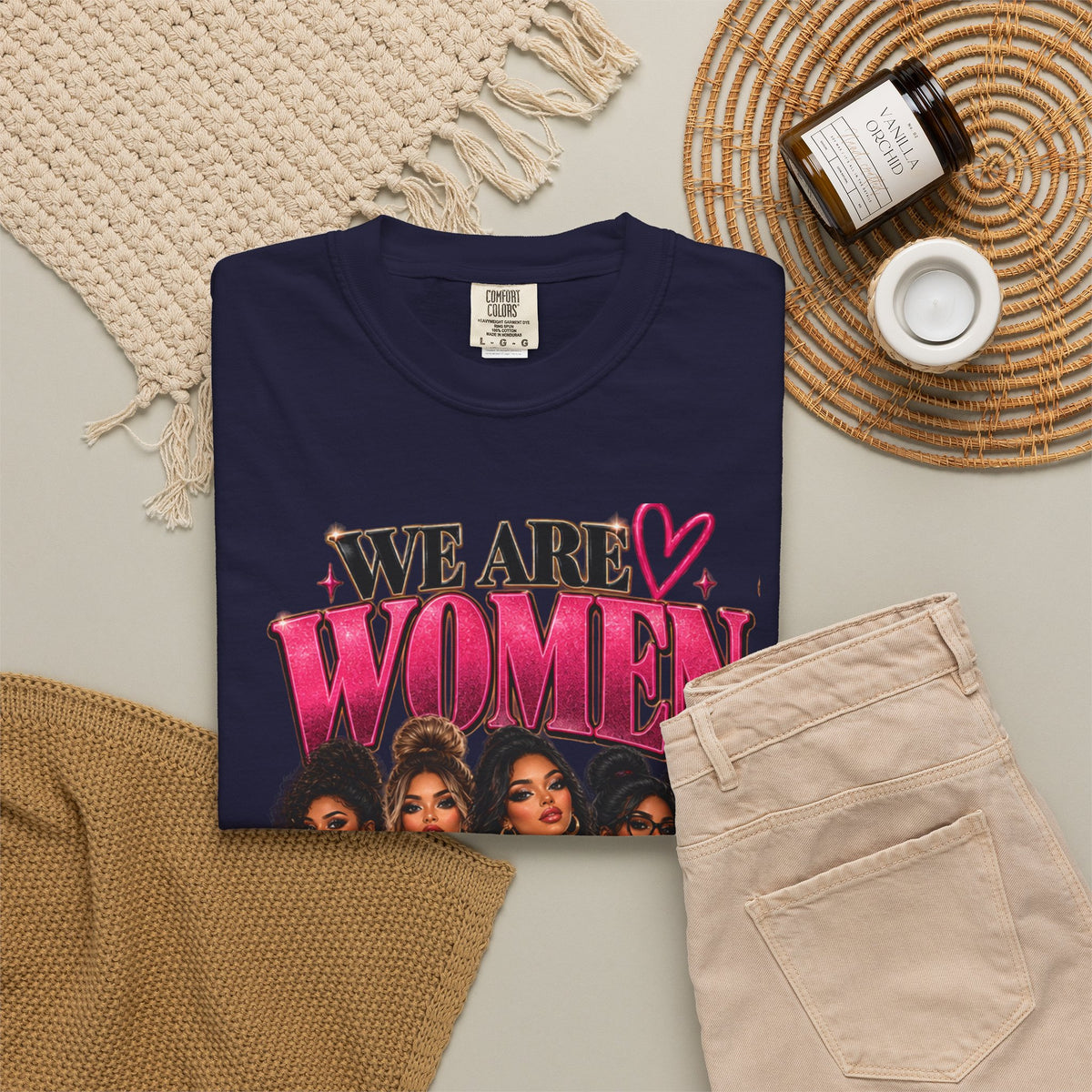 We Are Women Graphic T-Shirt — Empowering Female Nurses Design