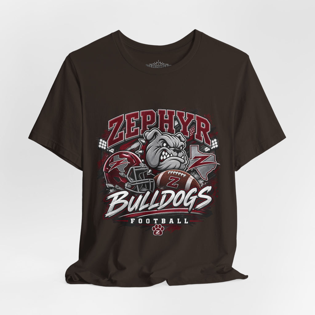 Zephyr Bulldogs Football Graphic Tee