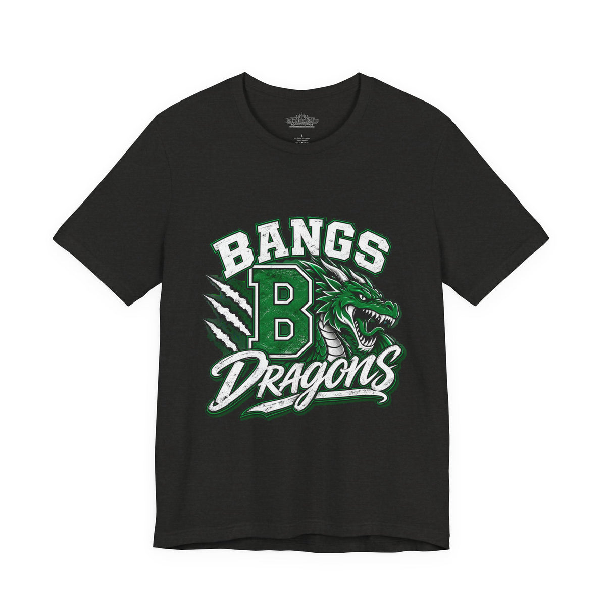 Bangs Dragons Vintage Mascot Graphic T-Shirt