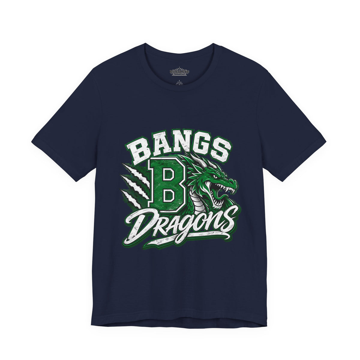 Bangs Dragons Vintage Mascot Graphic T-Shirt
