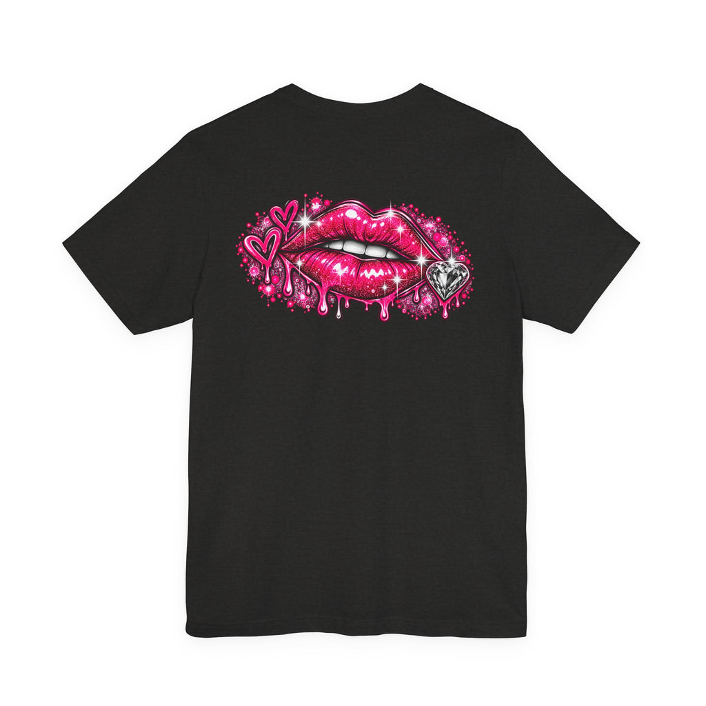 Sparkly Pink Lips Graphic Tee