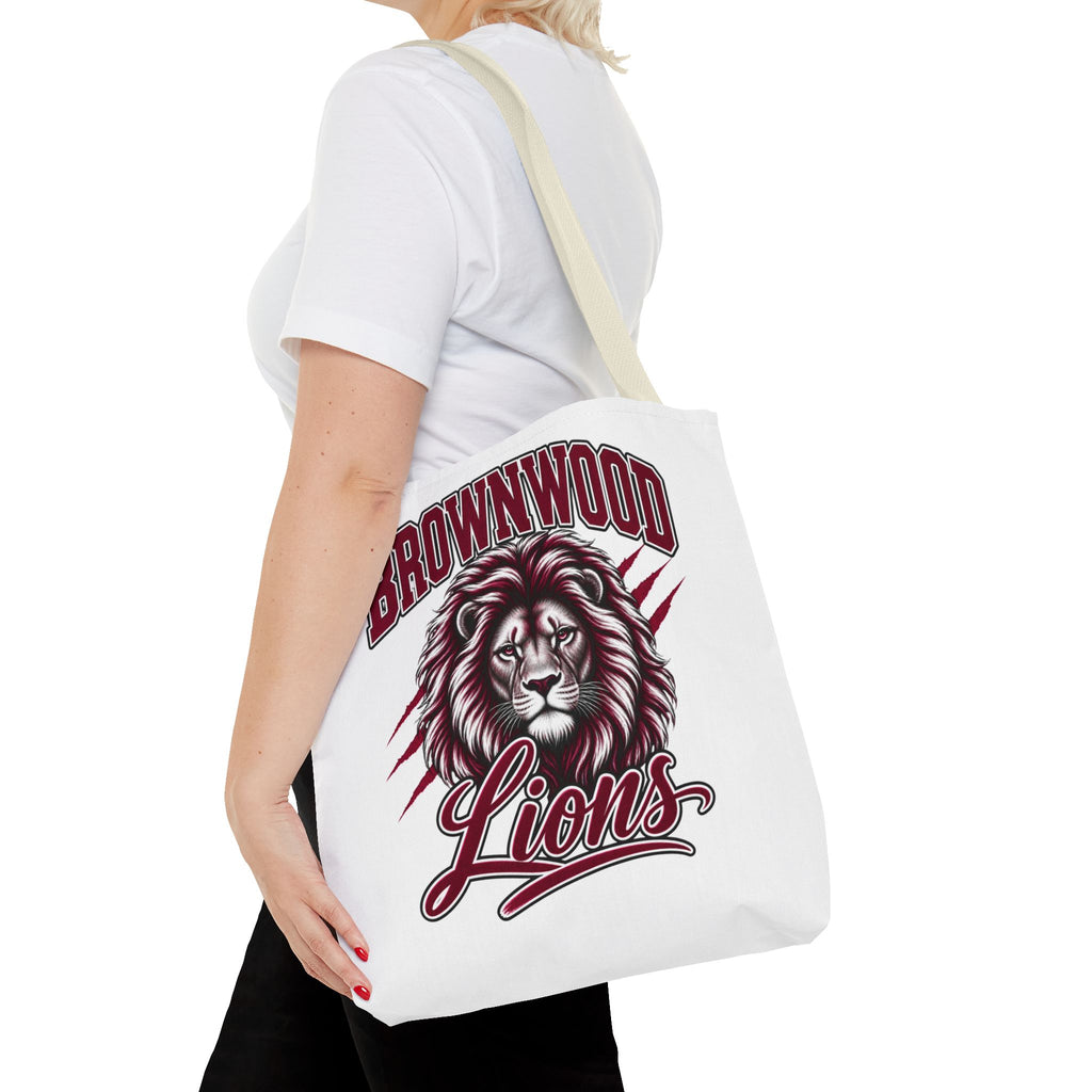 Brownwood Lions Tote Bag – School Mascot Lion Shopper