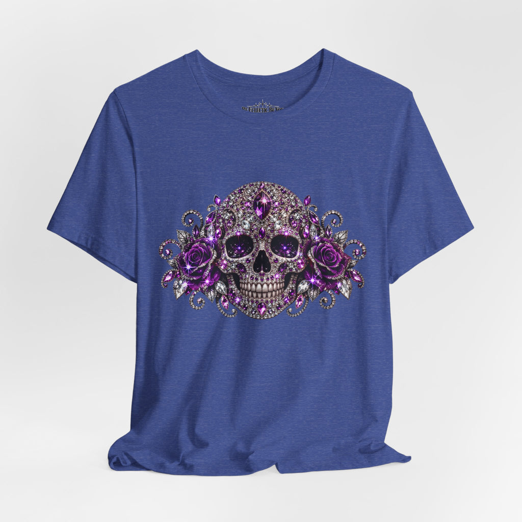 Gothic Purple Skull Tee