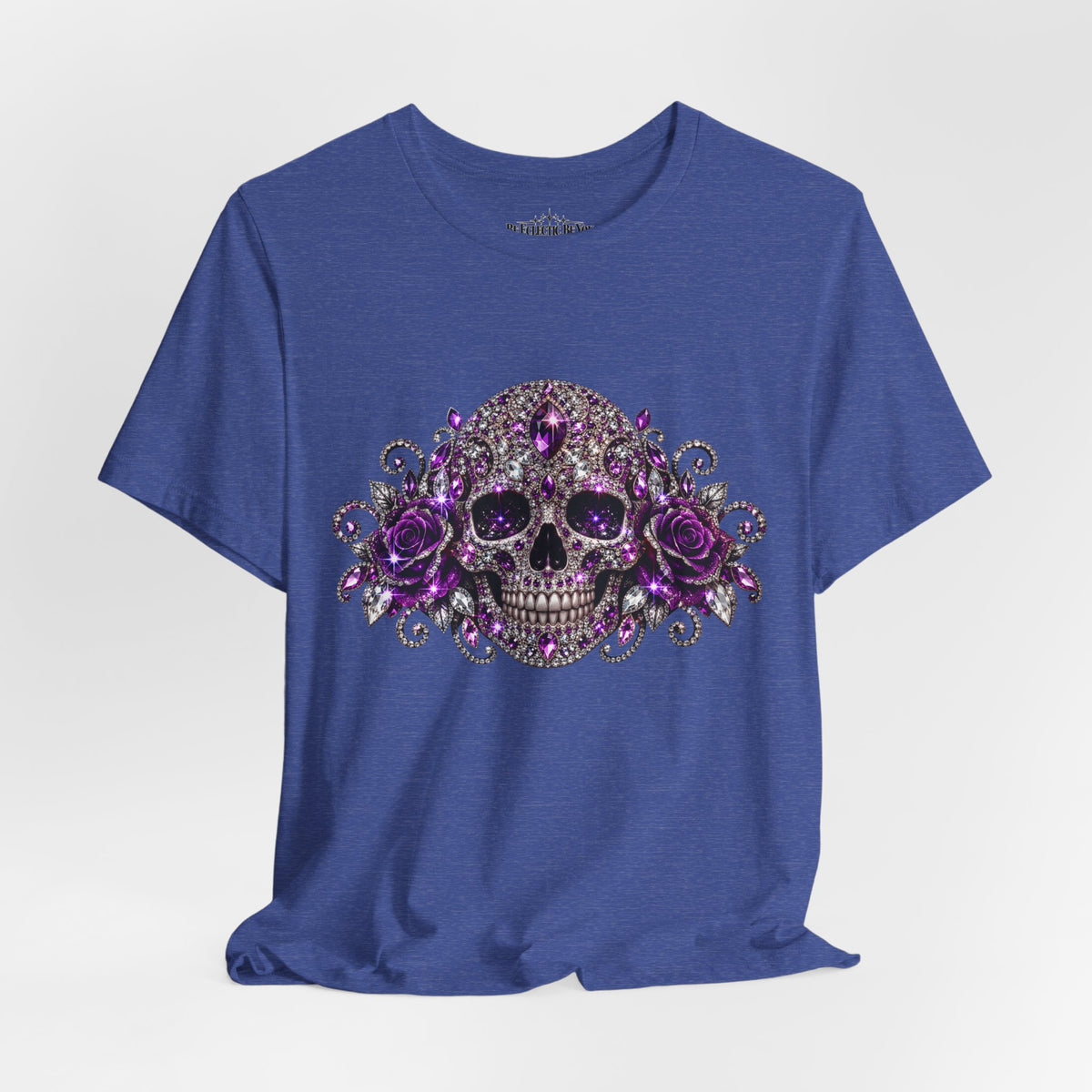 Gothic Purple Skull Tee