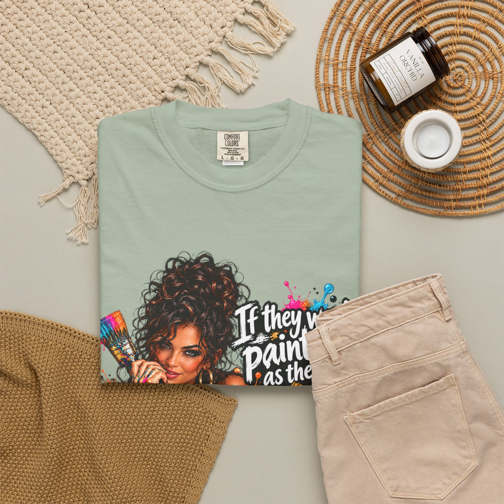 T-Shirt — "If They Want to Paint You as the Villain, Then Pose" Graphic Tee