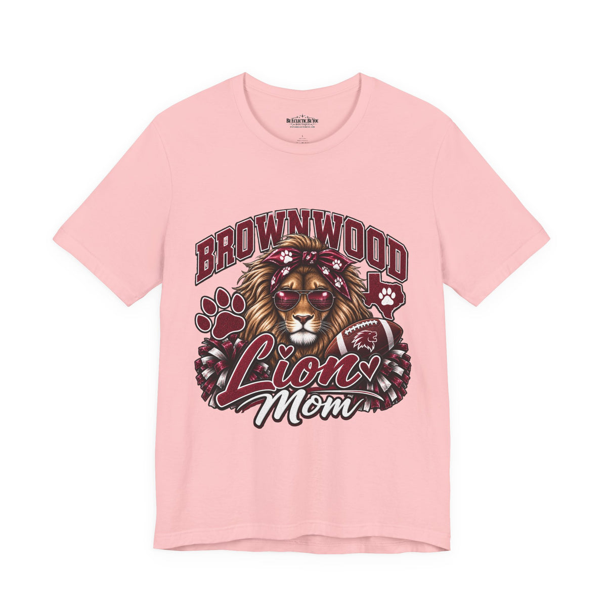 Brownwood Lion Mom Graphic T-Shirt