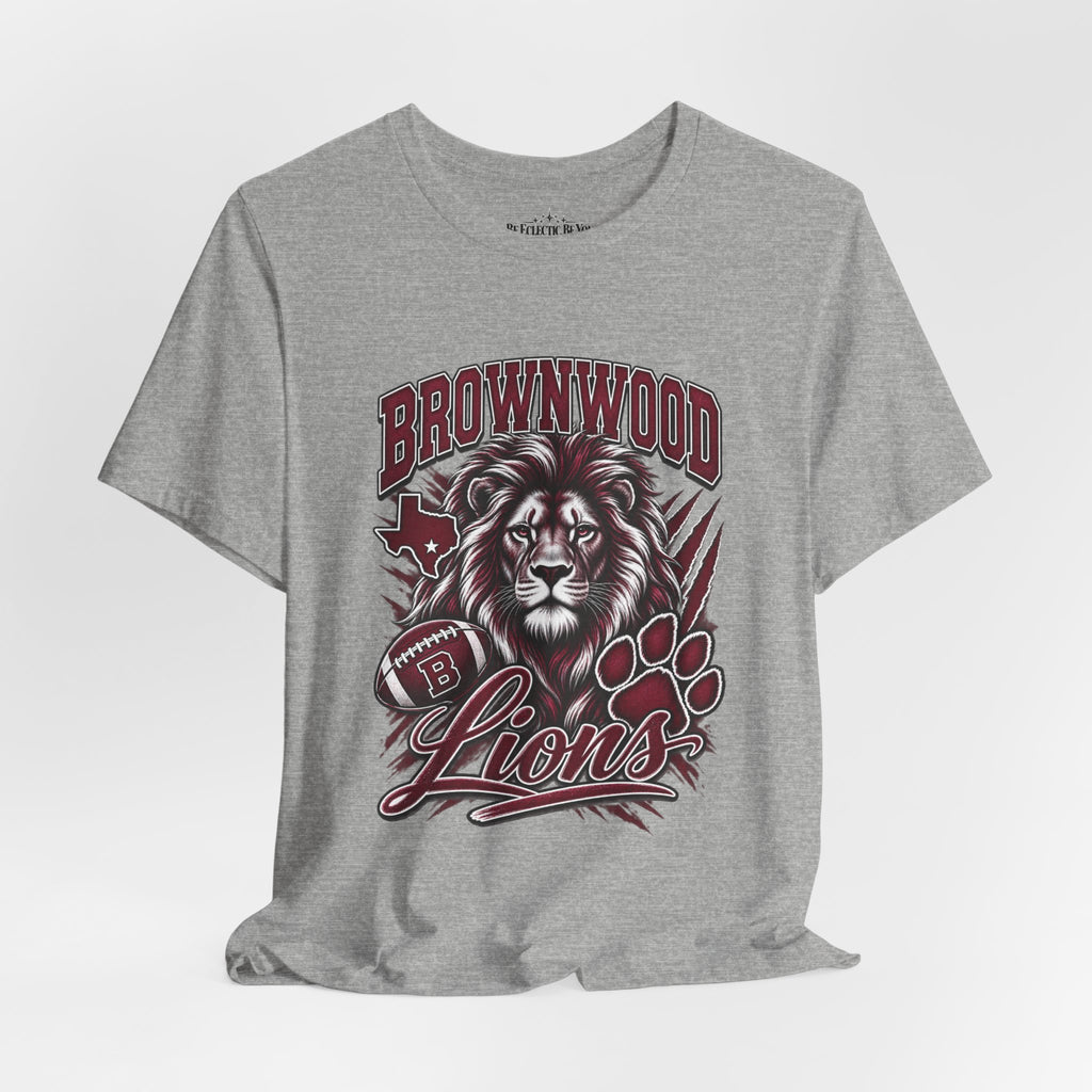Brownwood Lions Vintage Lion Graphic T-Shirt