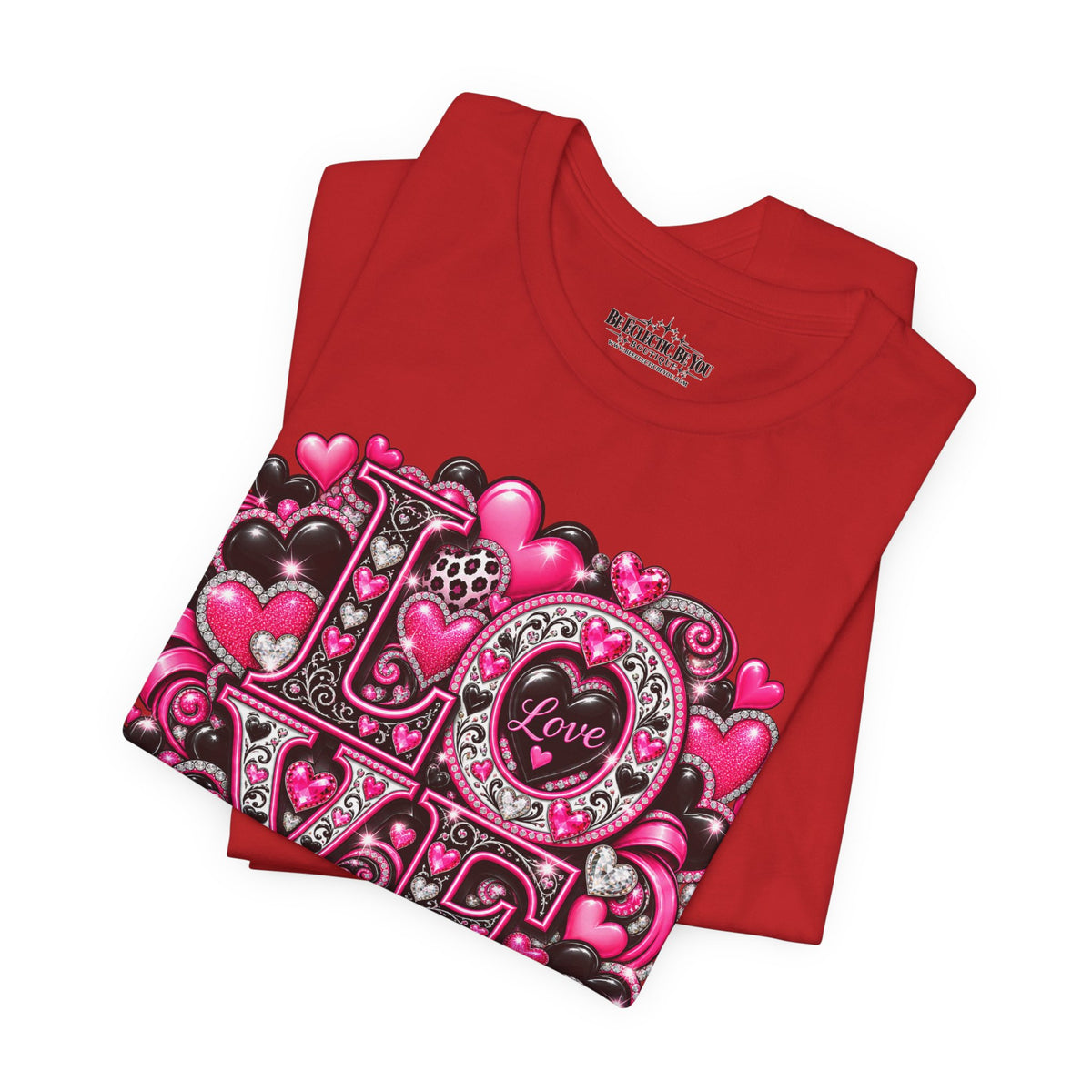 Love Heart Graphic T-Shirt – Romantic Valentine’s Day Tee