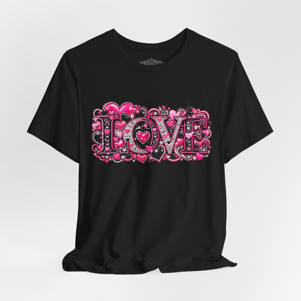 Love Graphic T-Shirt – Romantic Pink Valentine’s Day Tee