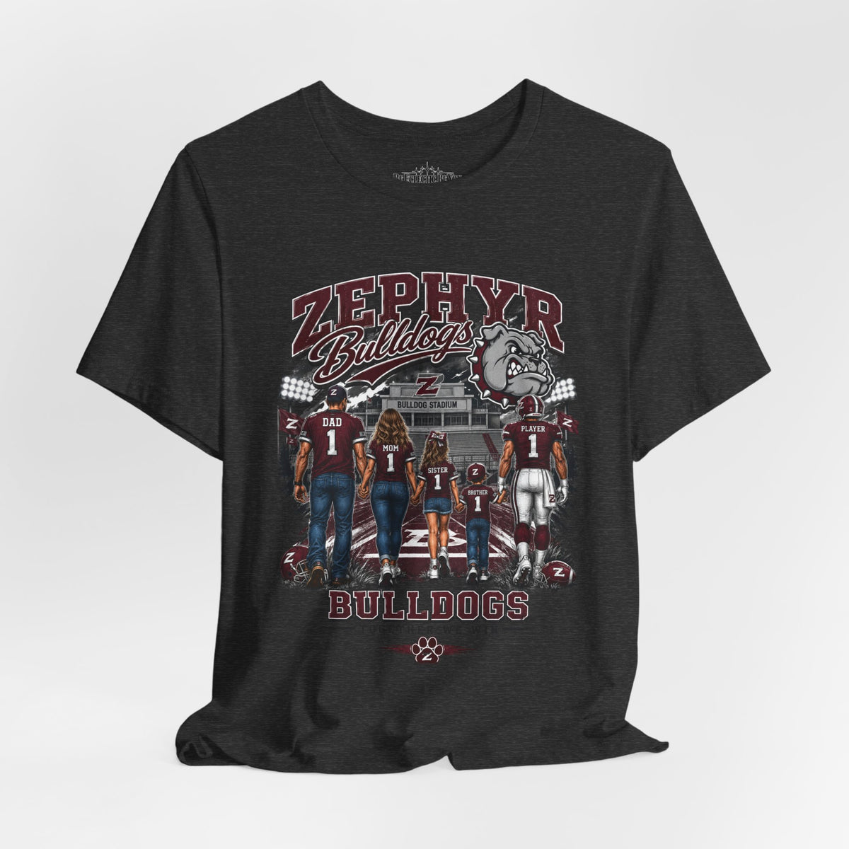 Zephyr Bulldogs Together We Rise Graphic T-Shirt