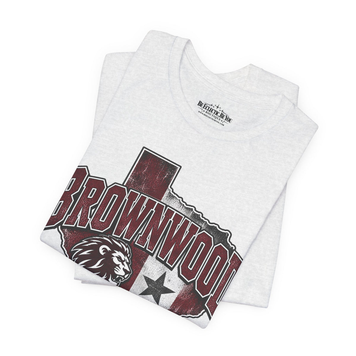 Brownwood Texas Lion Star Graphic T-Shirt