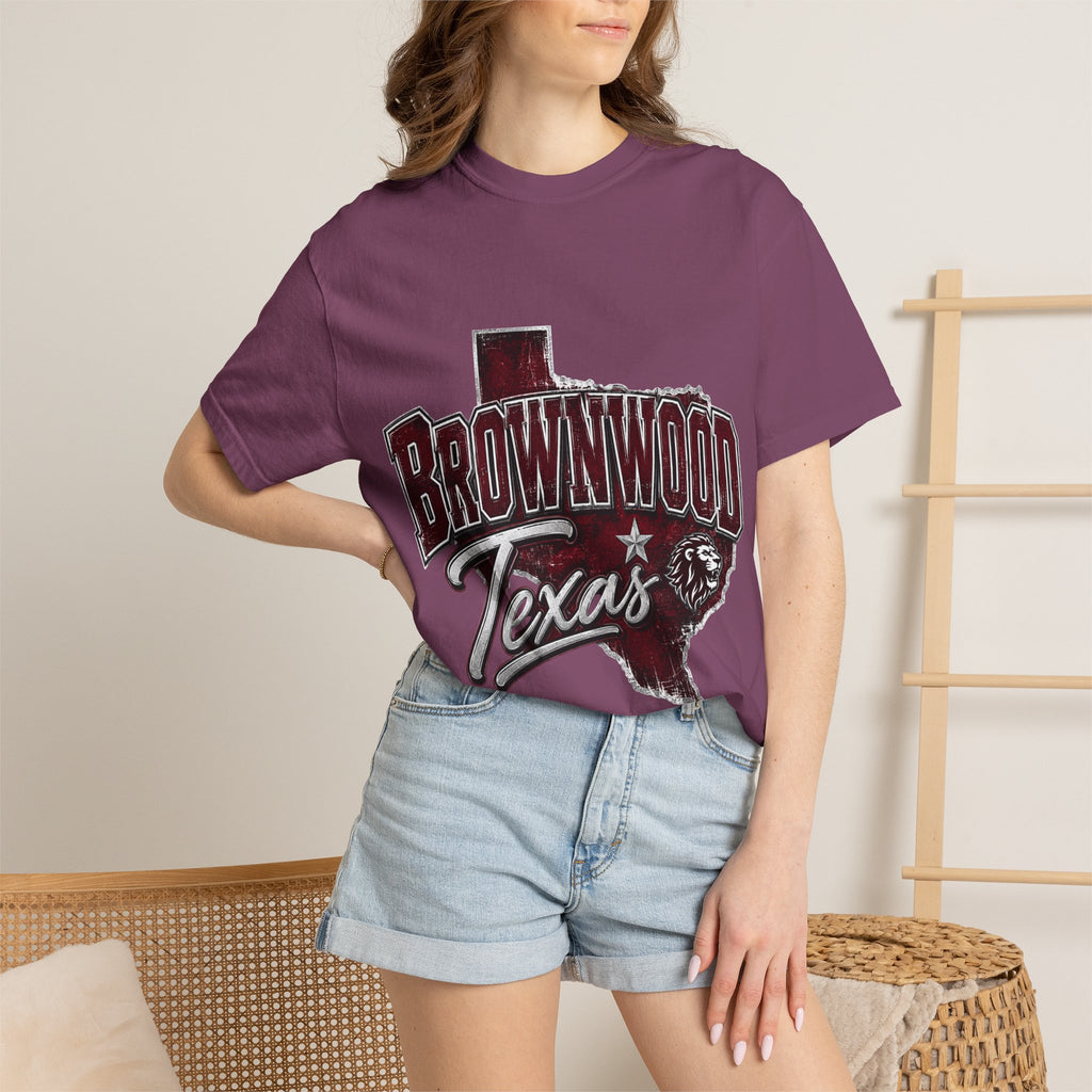 Brownwood Texas Unisex Garment-Dyed T-shirt