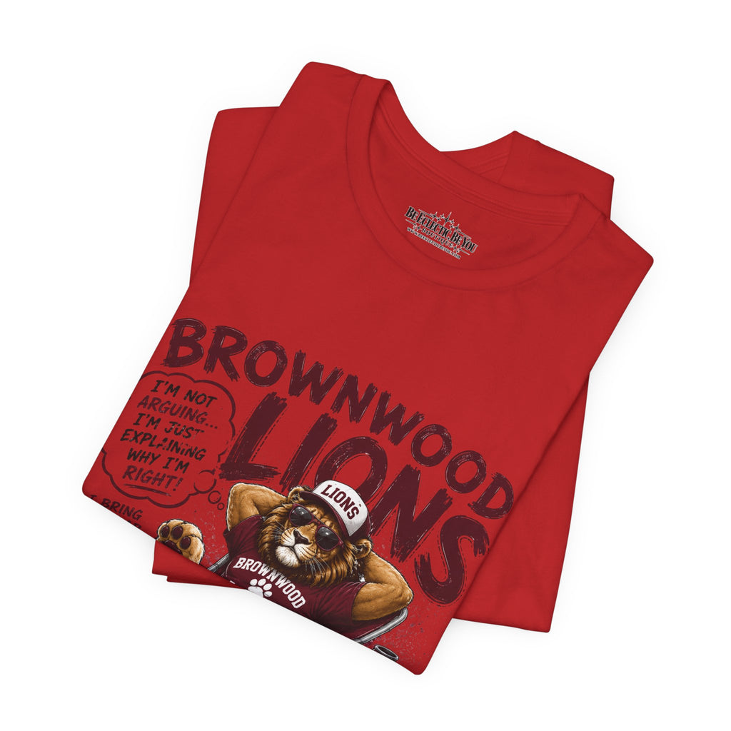 Brownwood Lions Can’t Hide Our Pride Graphic T-Shirt