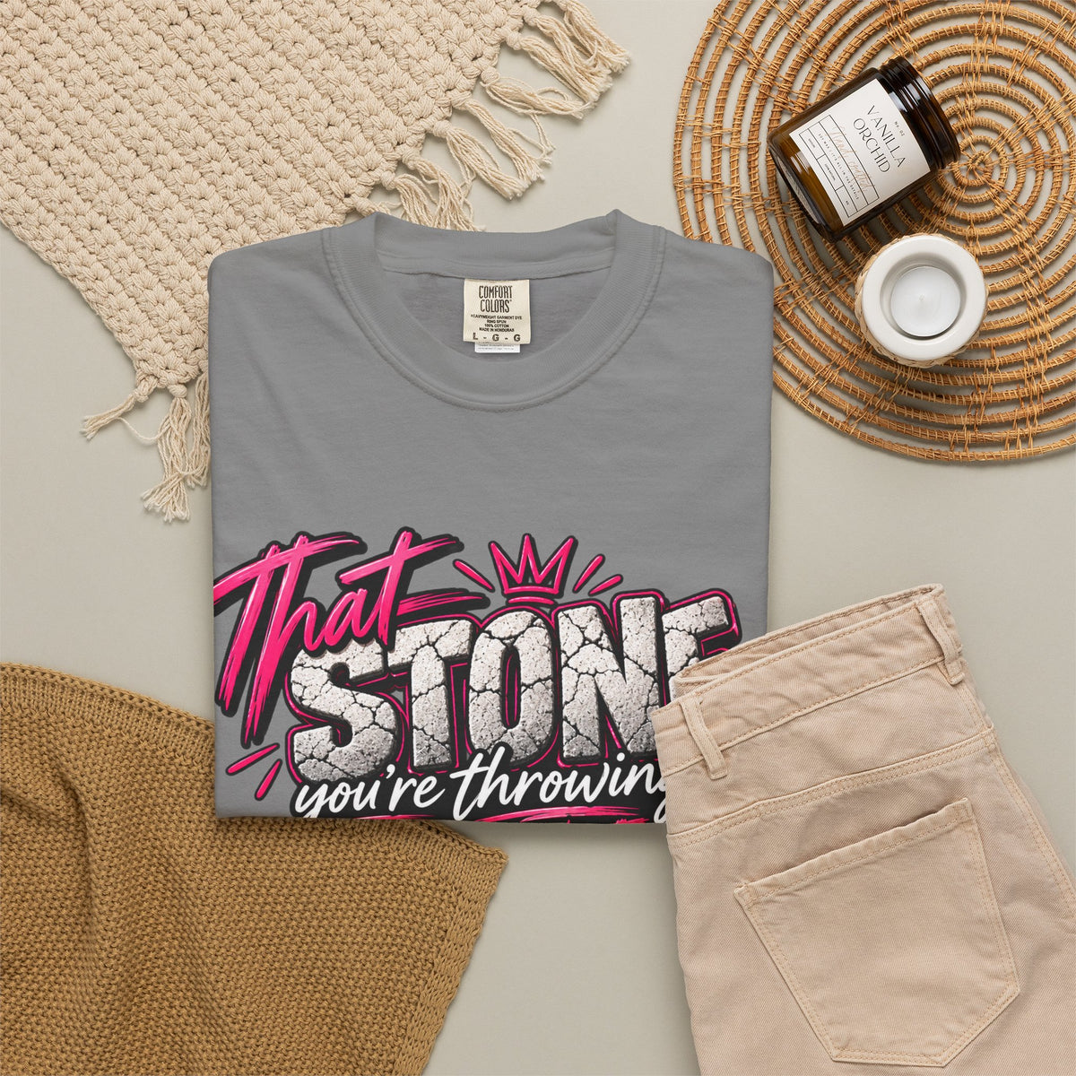 That Stone You're Throwing Tee — Funny Personalized Brick Quote T-Shirt