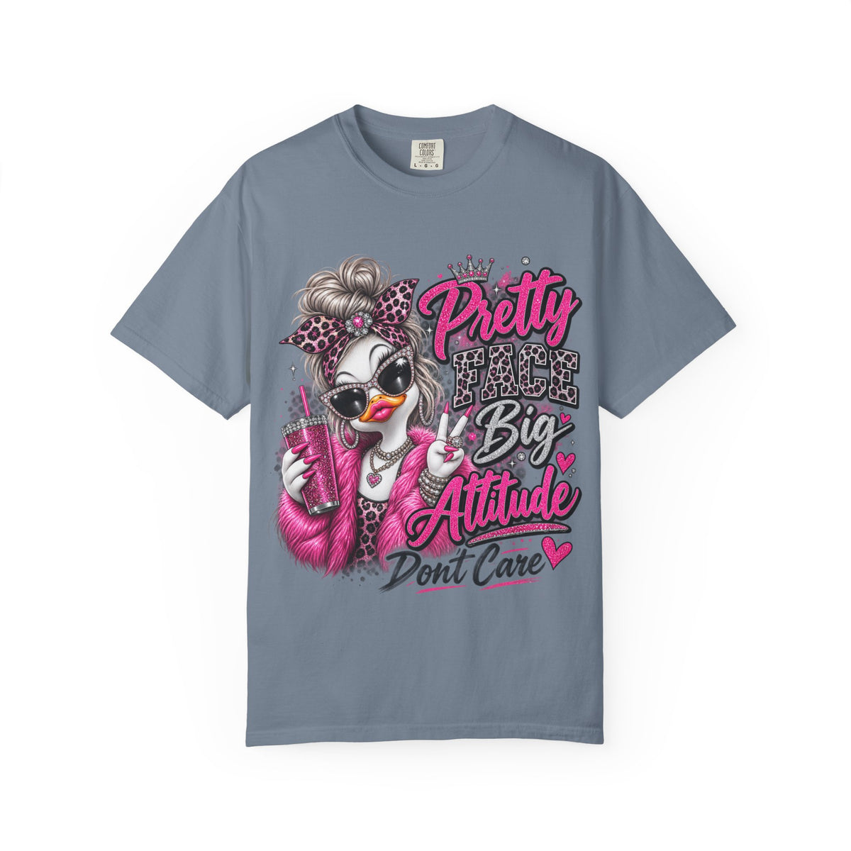 Pretty Big Attitude T‑Shirt — Cute Sassy Graphic Tee