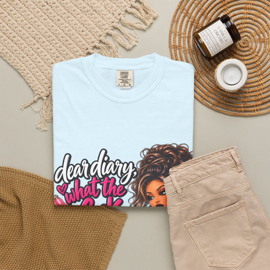 Diary Tee — “Dear Diary, What the F***” Graphic T-Shirt