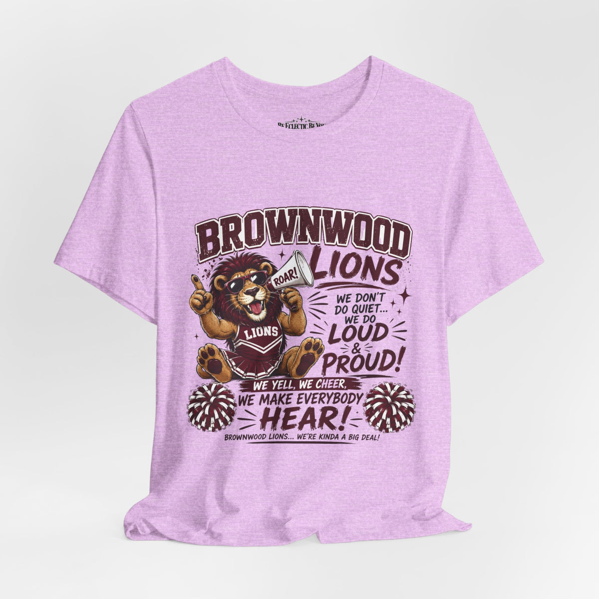 Brownwood Lions Team Spirit Cheer Jersey Tee