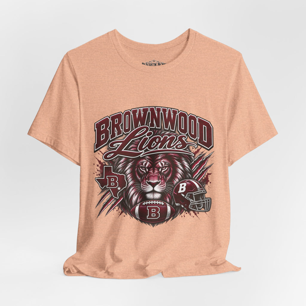 Brownwood Lions Mascot Jersey T-Shirt