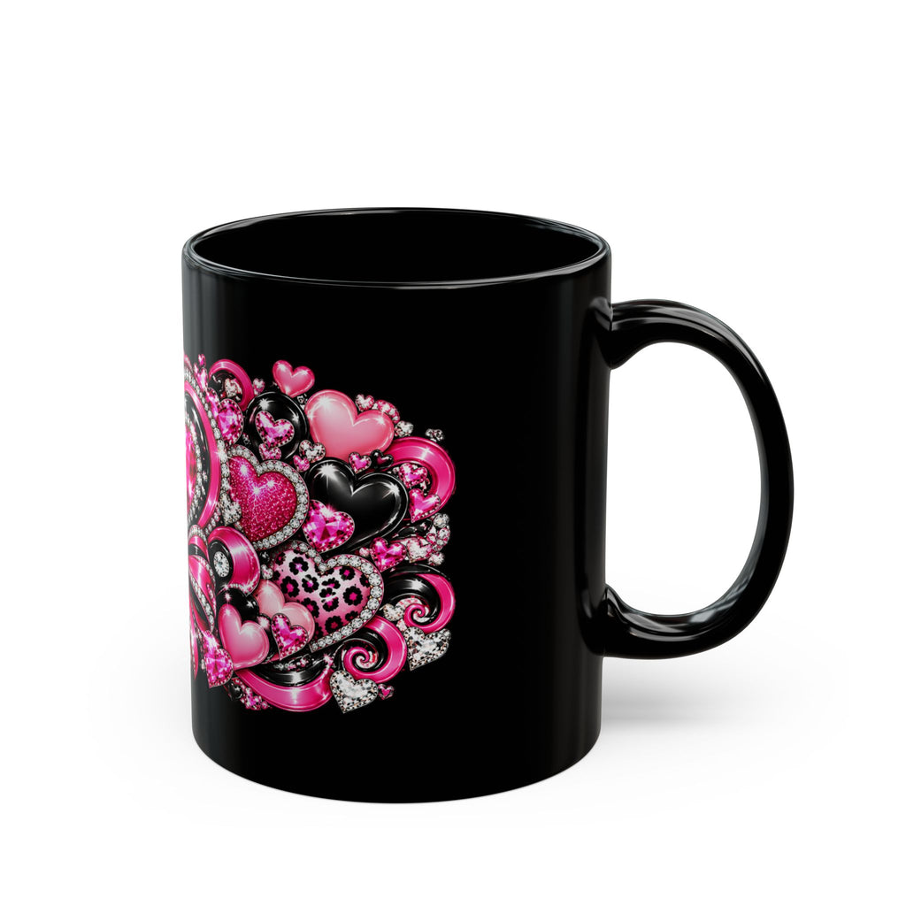 Pink Heart and Bow Valentine’s Day Mug
