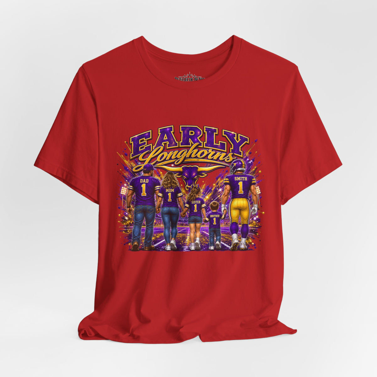 Early Longhorns Family Graphic Tee