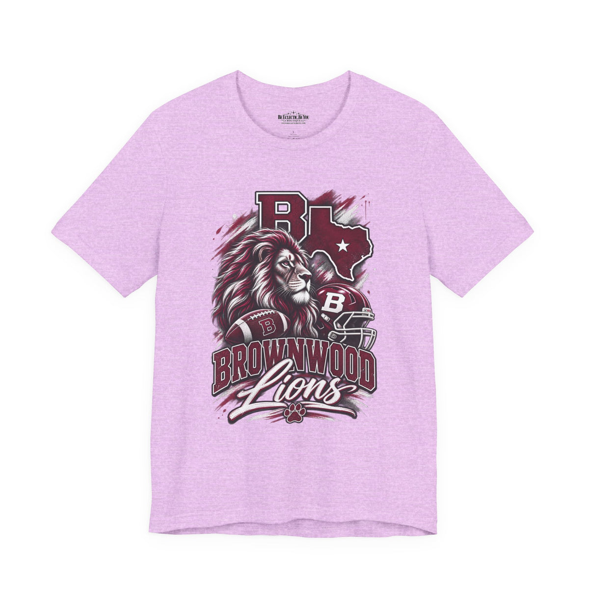 Brownwood Lions Mascot Graphic T-Shirt