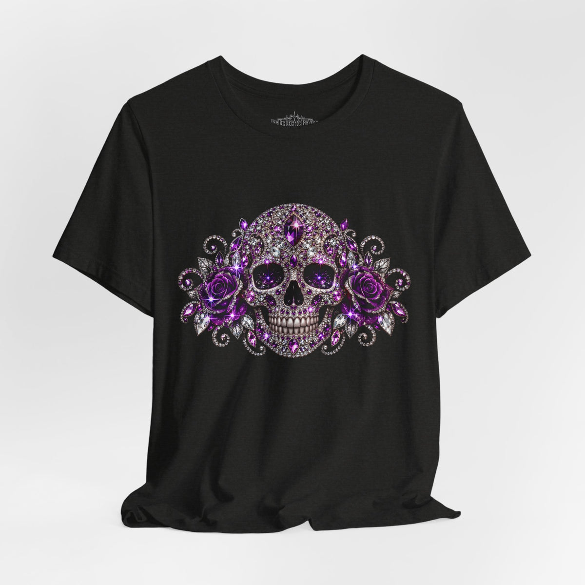 Gothic Purple Skull Tee