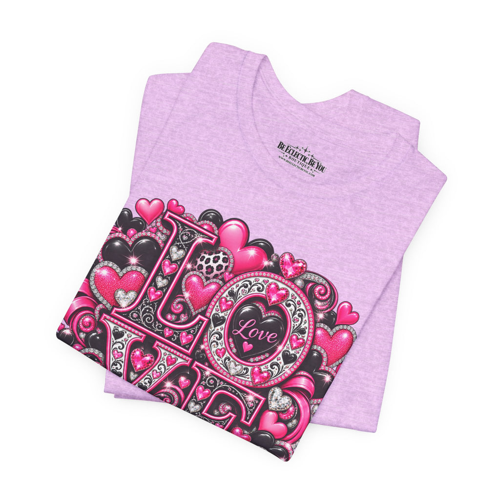 Love Heart Graphic T-Shirt – Romantic Valentine’s Day Tee
