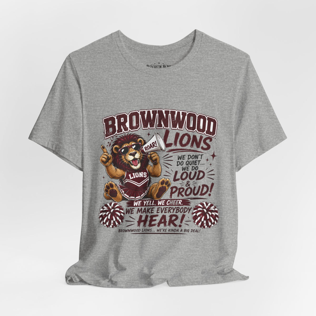 Brownwood Lions Team Spirit Cheer Jersey Tee