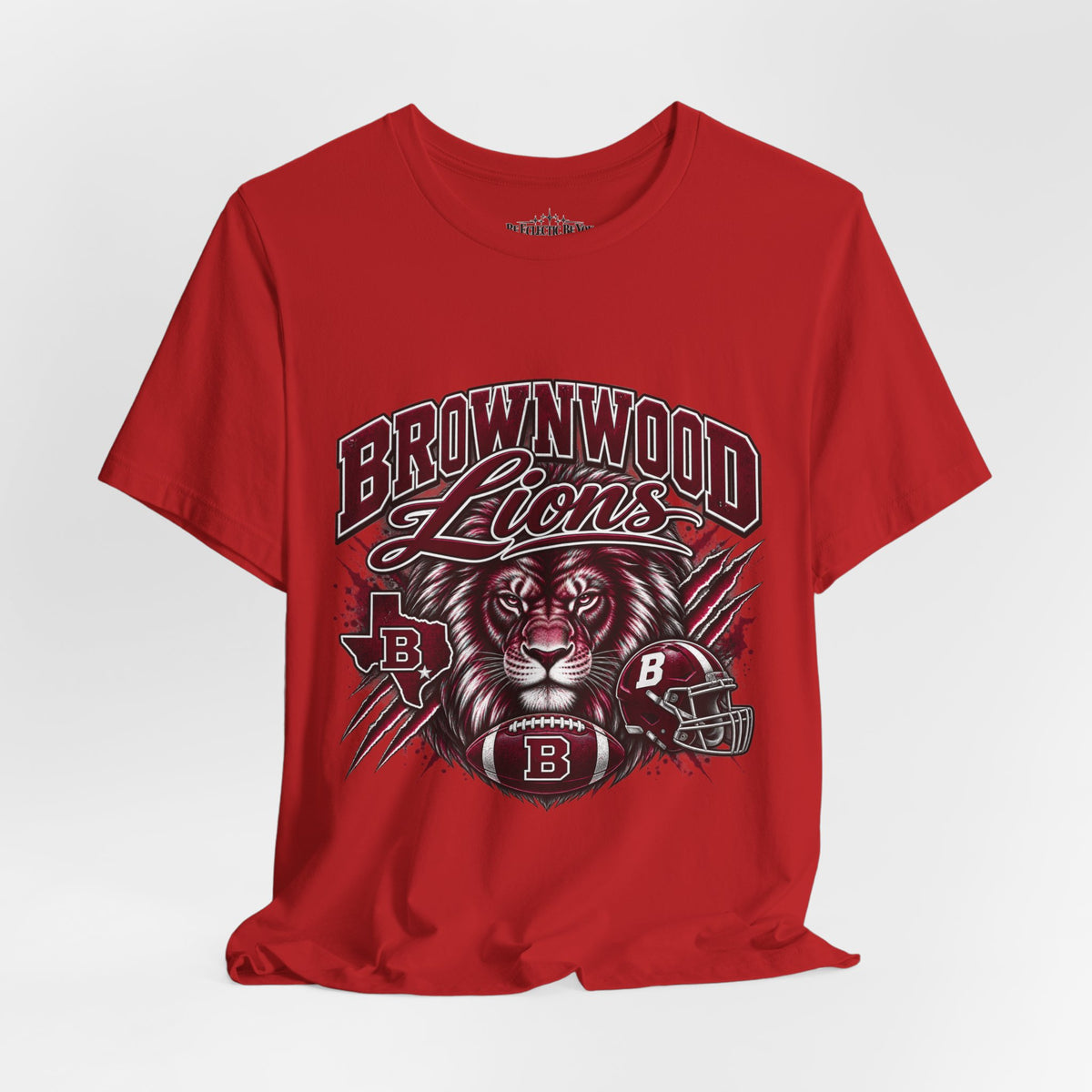 Brownwood Lions Mascot Jersey T-Shirt