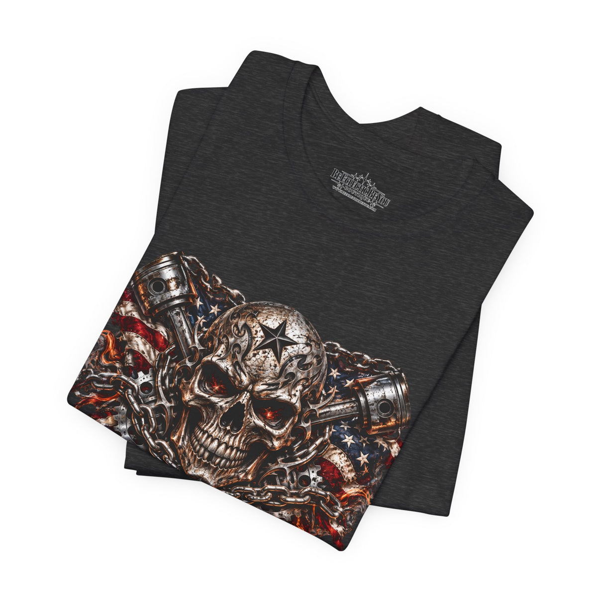 Skull and Chains Gothic Metal T-Shirt