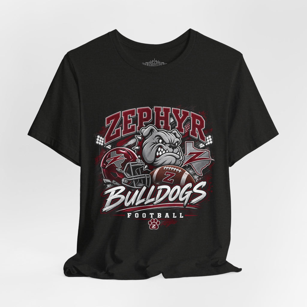 Zephyr Bulldogs Football Graphic Tee