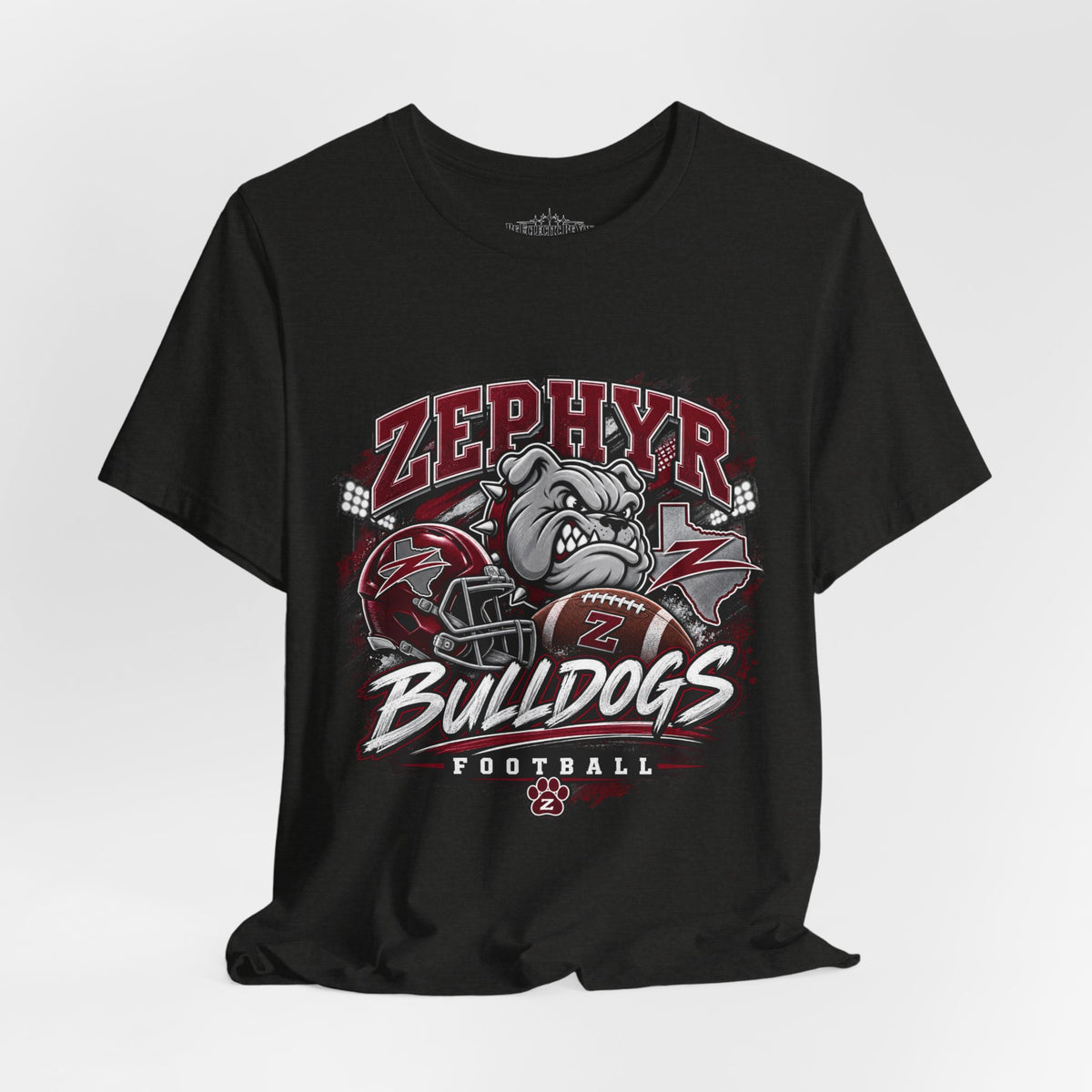 Zephyr Bulldogs Football Graphic Tee