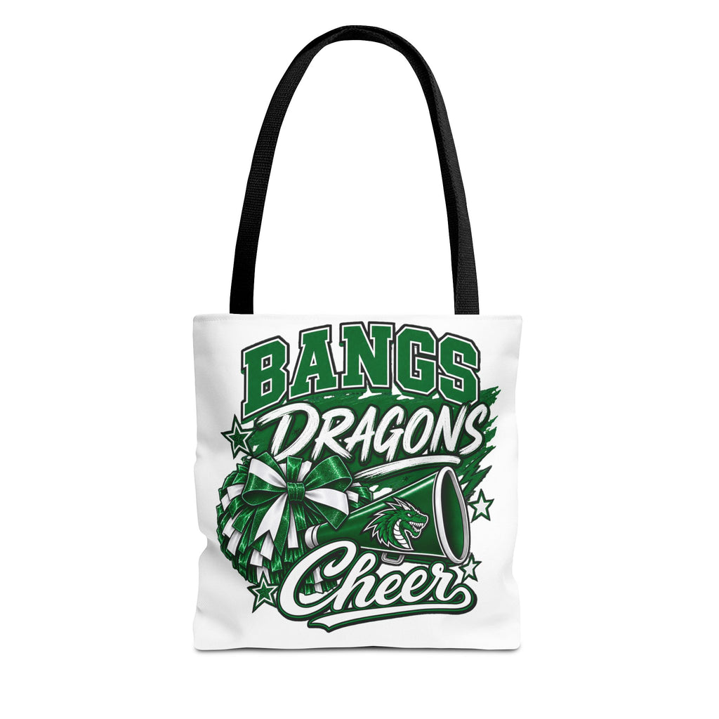 Bangs Dragons Cheer Tote Bag – Pom-Pom & Megaphone School Spirit Tote