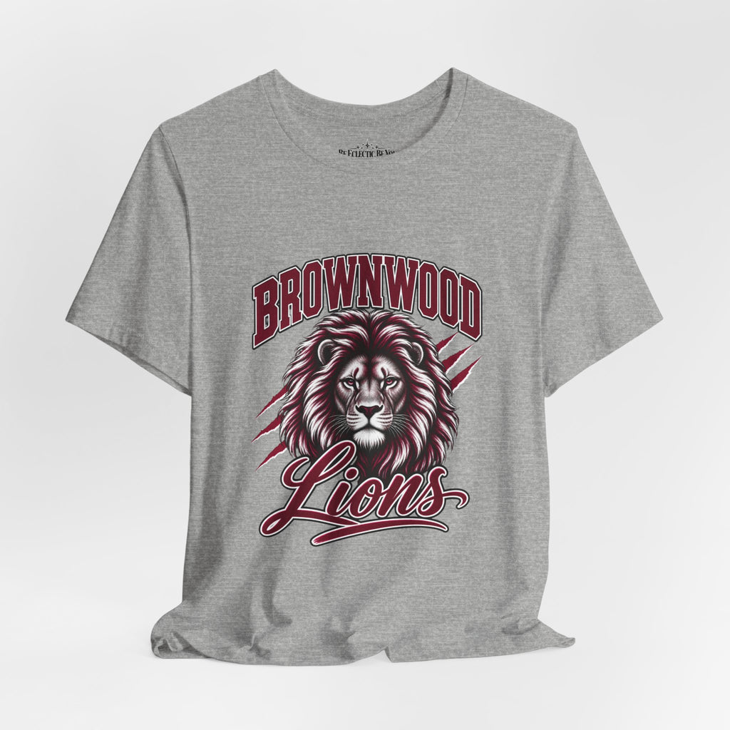 Brownwood Lions Mascot Graphic T-Shirt