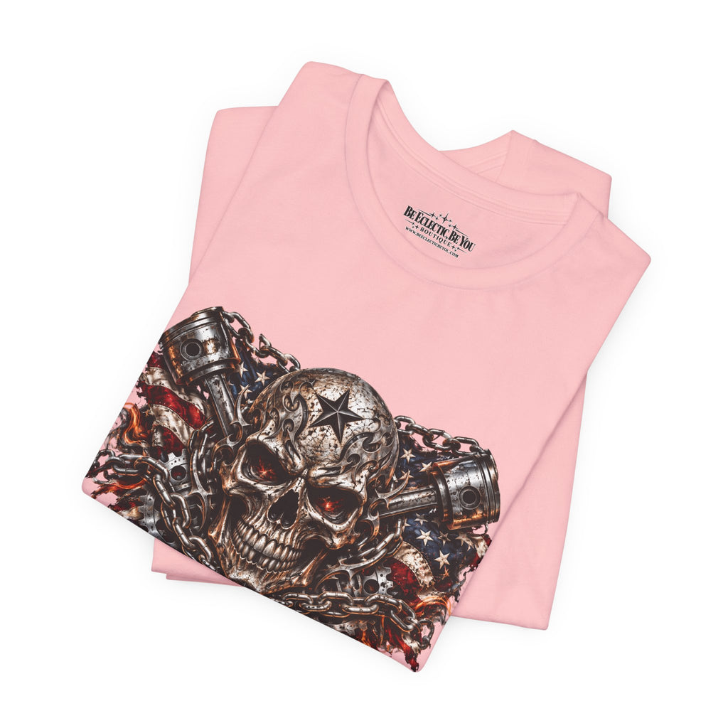 Skull and Chains Gothic Metal T-Shirt