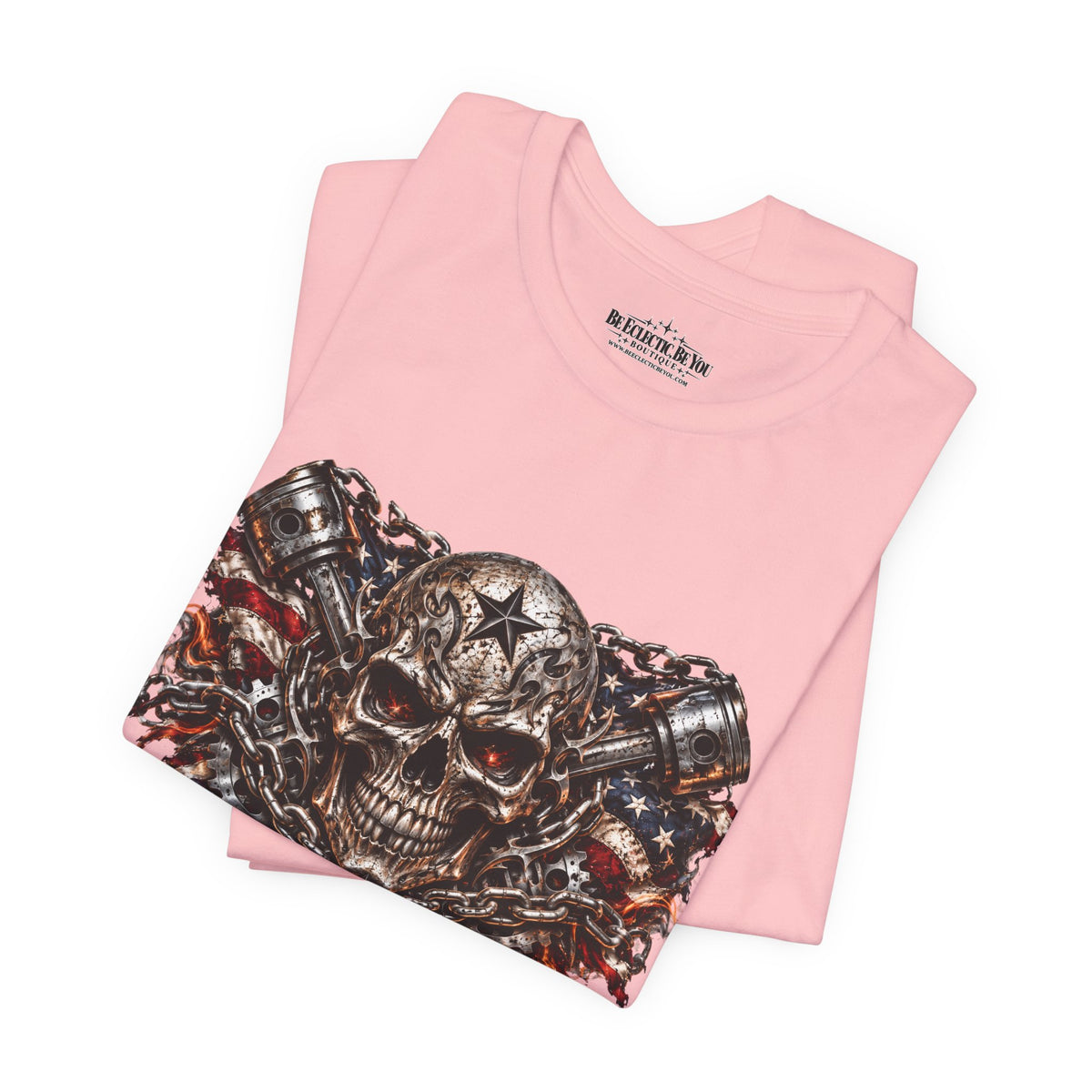 Skull and Chains Gothic Metal T-Shirt