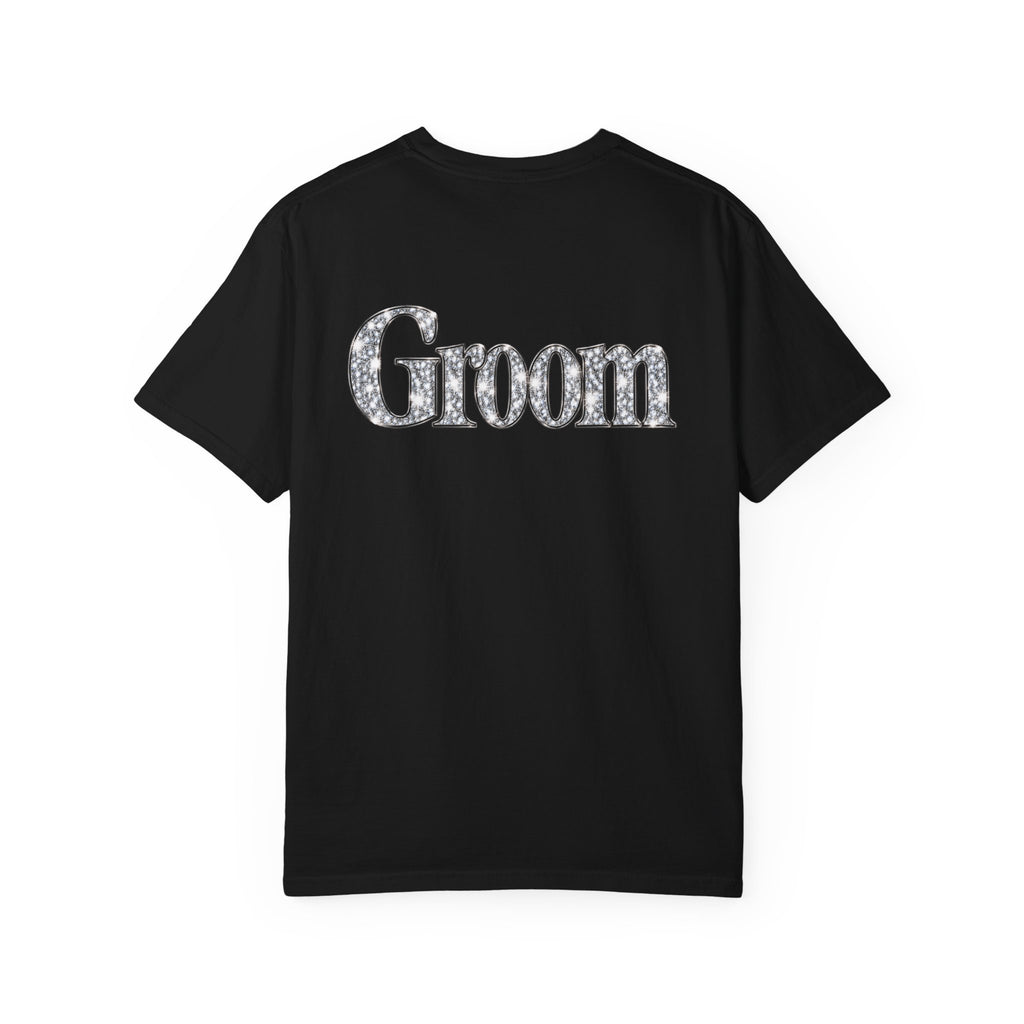 Groom Logo T-Shirt — Wedding Party Tee for Groom and Groomsmen