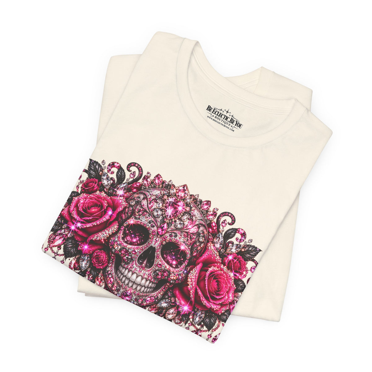Sugar Skull Roses Gothic T-Shirt