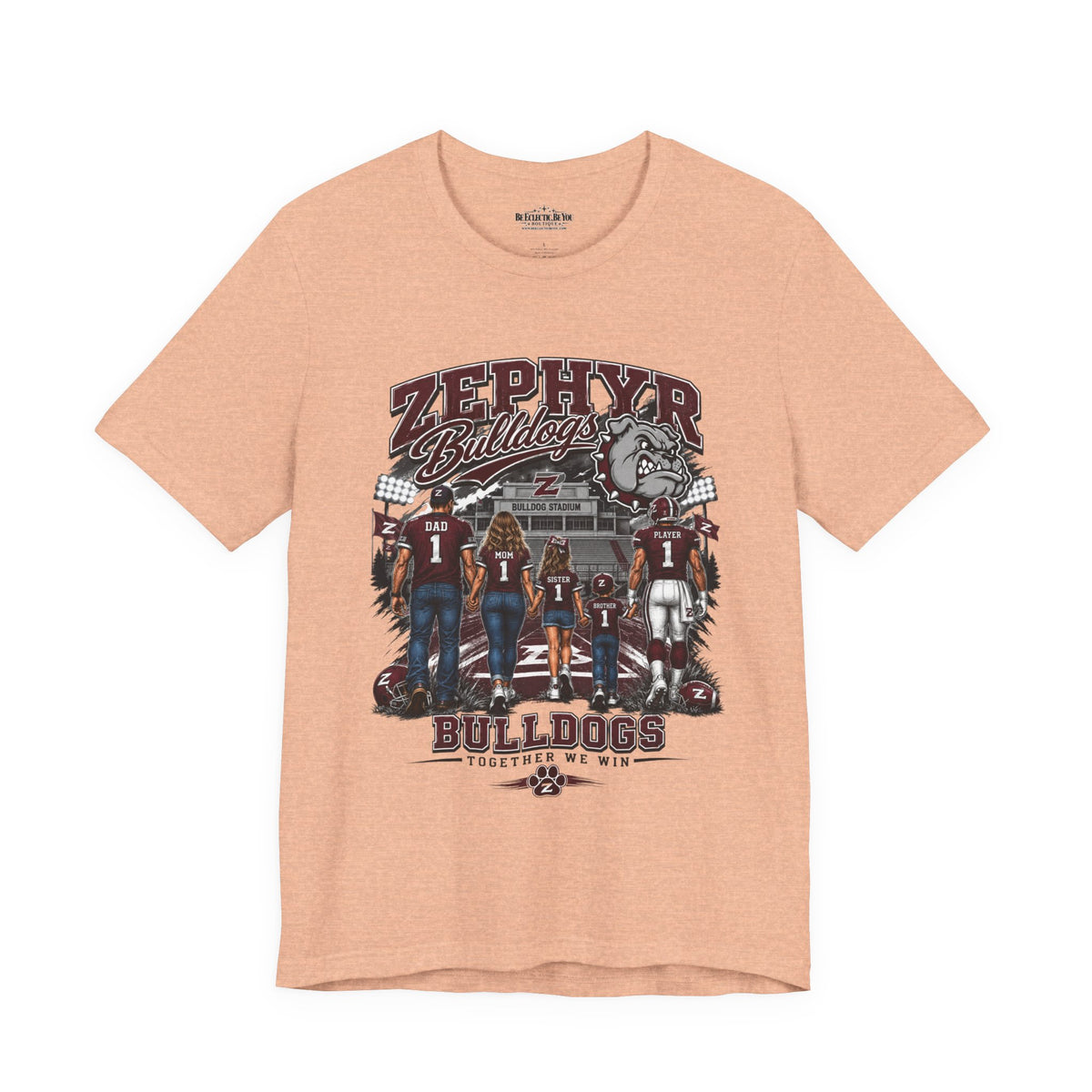 Zephyr Bulldogs Together We Rise Graphic T-Shirt