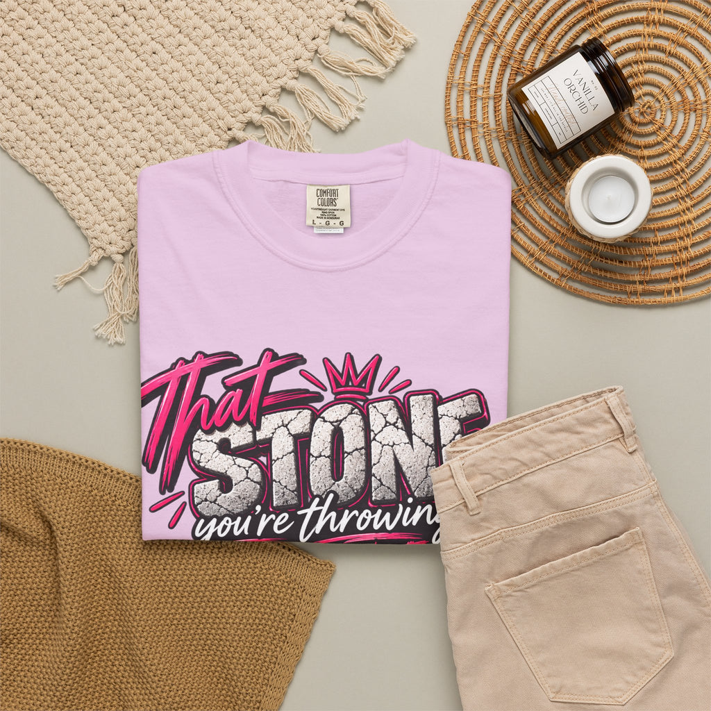 That Stone You're Throwing Tee — Funny Personalized Brick Quote T-Shirt