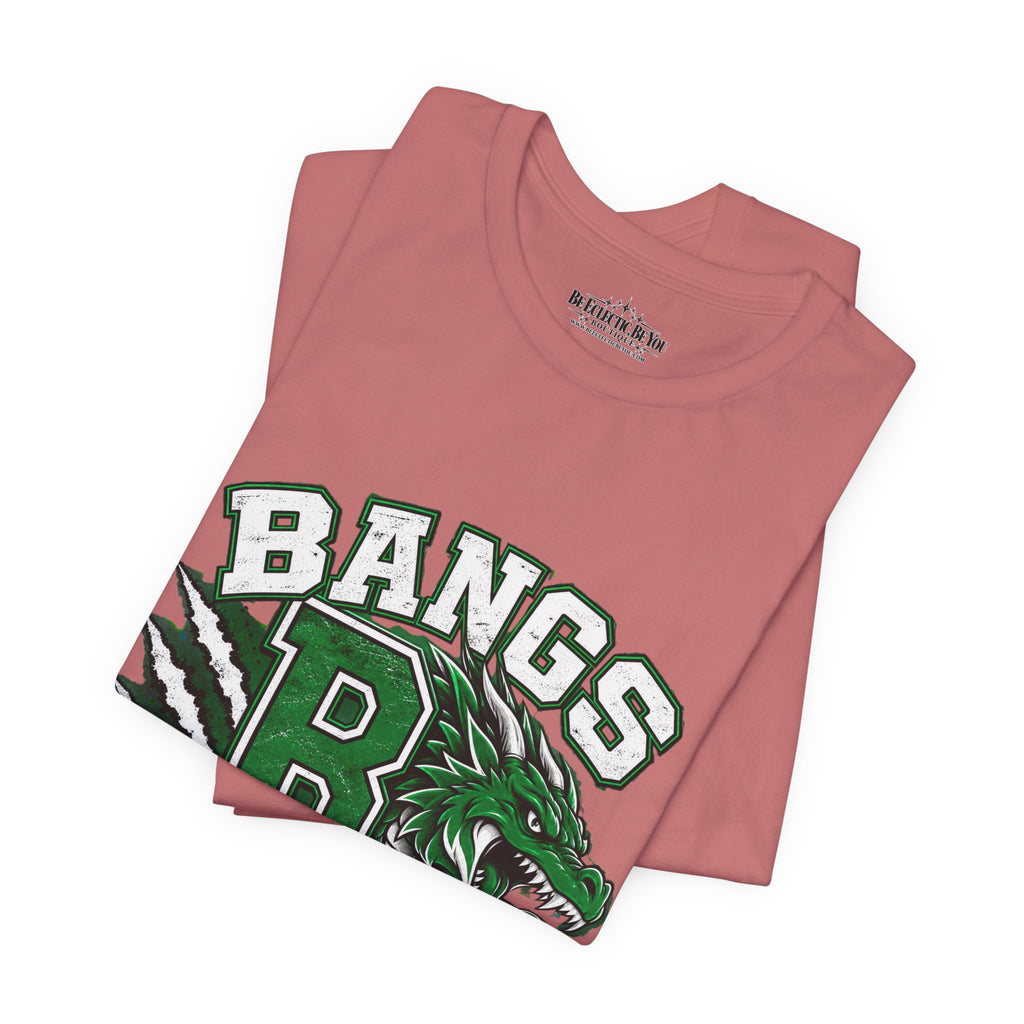 Bangs Dragons Vintage Mascot Graphic T-Shirt