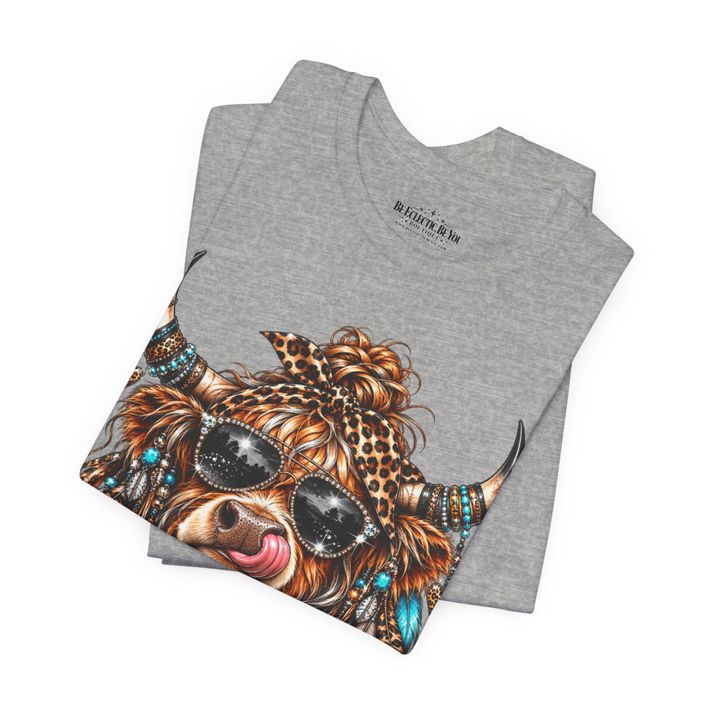 Highland Cow Graphic T-Shirt
