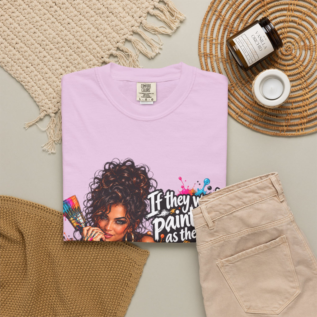 T-Shirt — "If They Want to Paint You as the Villain, Then Pose" Graphic Tee