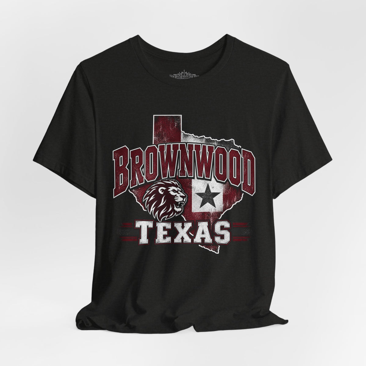Brownwood Texas Lion Star Graphic T-Shirt