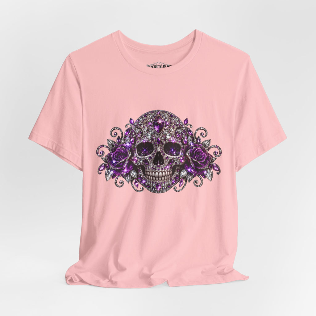 Gothic Purple Skull Tee
