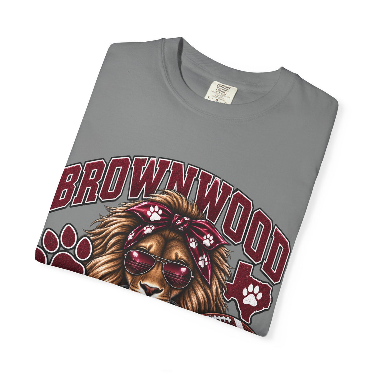 Brownwood Lion Mom T-Shirt — School Spirit Lioness Tee