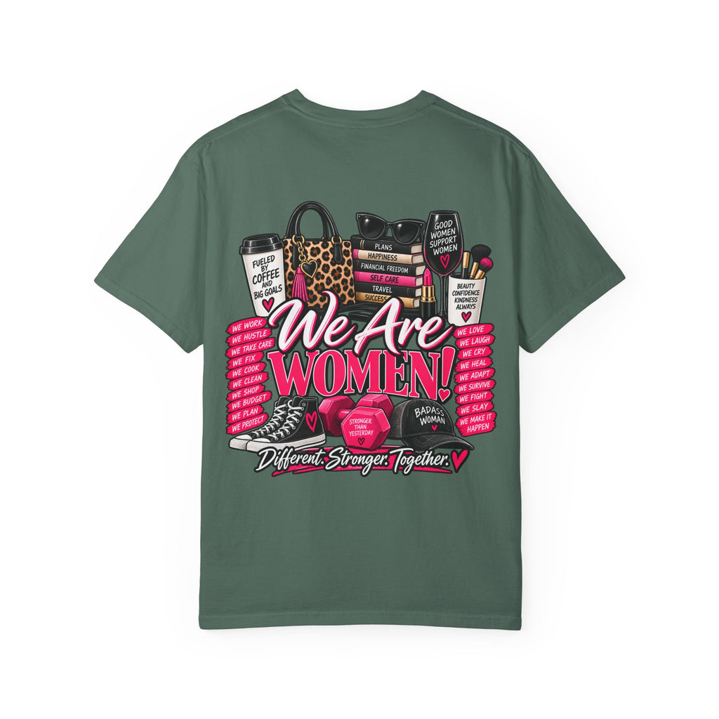 We Are Women Graphic T-Shirt — Empowerment Pink Fitness & Everyday Tee