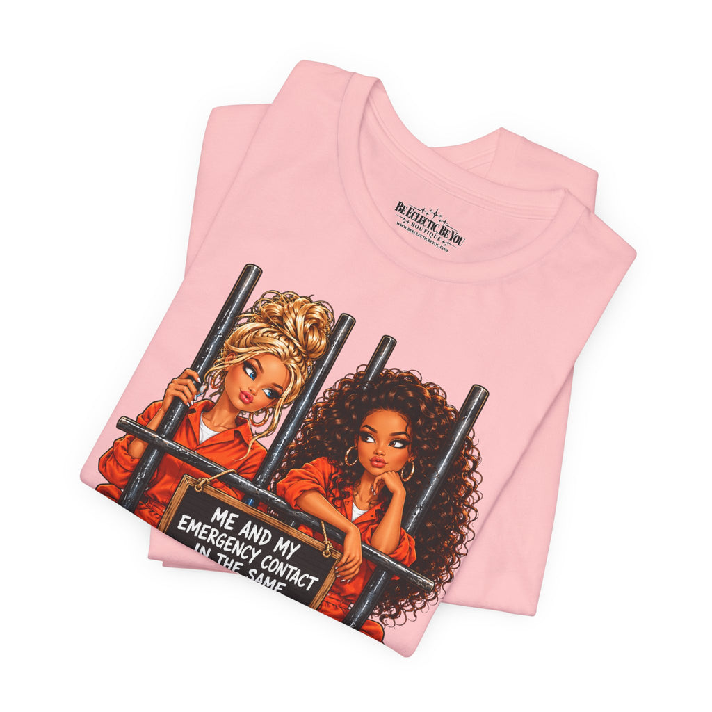 Emergency Contact Friendship Graphic Tee
